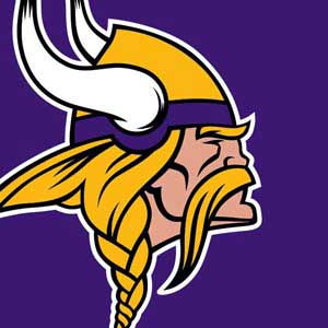 NFL Minnesota Vikings Large Logo Galaxy Z Flip4 5G Skin